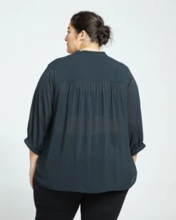 Sol Voile Blouse - Black -ChicLuxe Store Aix Top Black USTO1388 001 001 004 017 2048x