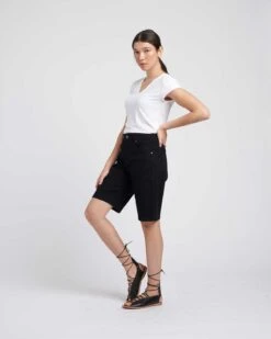 Bae Denim Shorts - Black -ChicLuxe Store BAE SHORT BLACK USPA0325S 001 2219 2048x