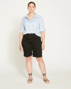 Bae Denim Shorts - Black -ChicLuxe Store Bae Denim Shorts BLACK USPA0325S 001 004 011 2048x