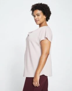Better-Than-Silk Shell Top - Dried Rose -ChicLuxe Store Better Than Silk Easy Shell Top Washed Mauve USTO1527 551 003 038 2048x