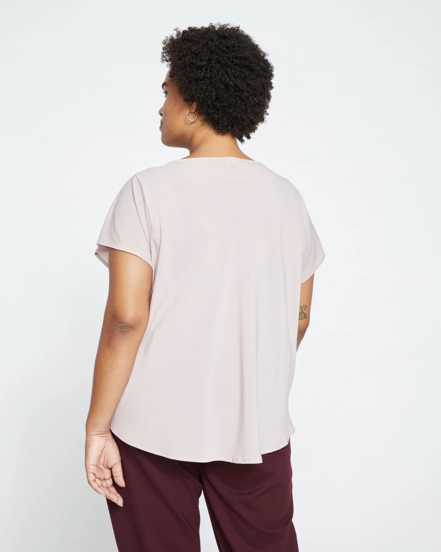 Better-Than-Silk Shell Top - Dried Rose - Image 4