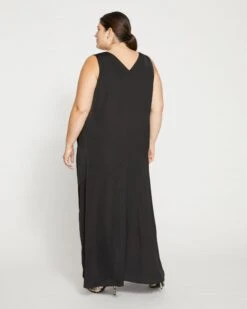 Ballroom Satin Gown - Black -ChicLuxe Store Bias Gown Black USDR1536 001 004 076 2048x