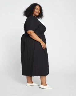 Sunset Divine Jersey Bodice Dress - Black -ChicLuxe Store Bodice Dress Black USDR1345 001 003 031 2048x