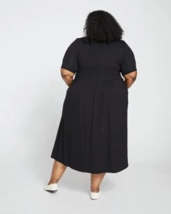 Sunset Divine Jersey Bodice Dress - Black -ChicLuxe Store Bodice Dress Black USDR1345 001 004 041 2048x