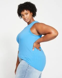 Cai High Neck Tank - Cobalt -ChicLuxe Store CaiHighNeckTank Palace Blue USTO0883 473 003 004 2048x