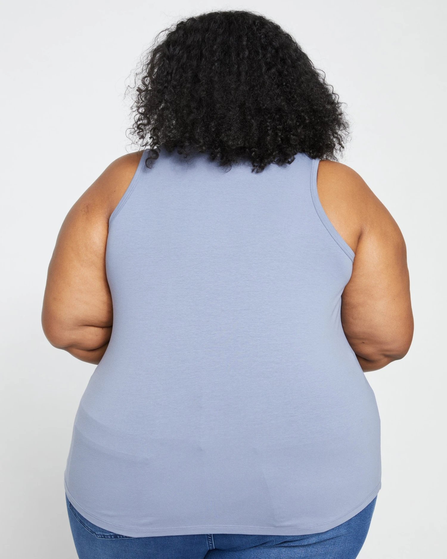 Cai High Neck Tank - Pressed Pansy - Image 4