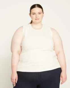 Cai High Neck Tank - White -ChicLuxe Store Cai High Neck Tank White USTO0883 025 001 004 2048x