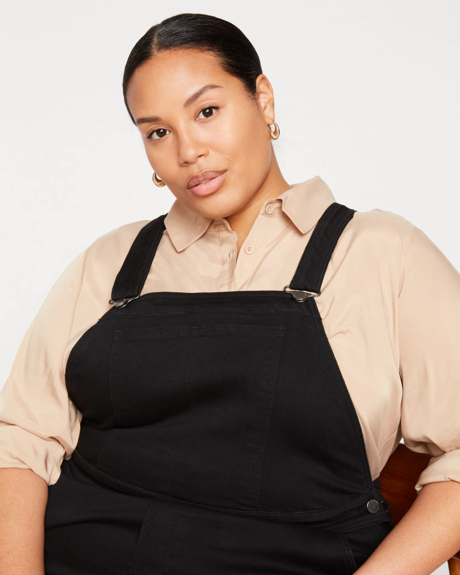 Casey Classic Denim Overalls - Black 1 Casey Classic Denim Overalls - Black