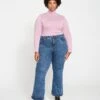 Farrah High Rise Flared Jeans - Vintage True Blue