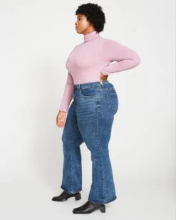 Farrah High Rise Flared Jeans - Vintage True Blue -ChicLuxe Store ClassicFlareJeans 31 Inseam WASH 127 USPA1206 481 003 006 2048x