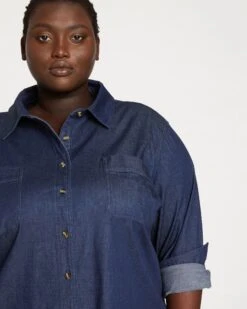 Classic Denim Shirt - Dark Indigo