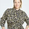 Cooling Stretch Cupro Savannah Dress - Leopard