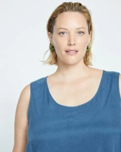 Cooling Stretch Cupro Tank - Storm