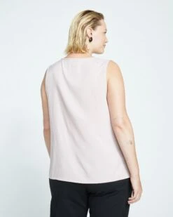 Cooling Stretch Cupro Tank - Dried Rose -ChicLuxe Store Cupro Tank Washed Mauve USTO1373 551 004 027 2048x