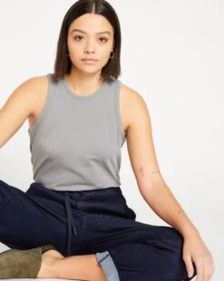 ComfortDenim Drawstring Jean Trouser - Dark Indigo -ChicLuxe Store DENIM JOGGER Dark Indigo USPA0977 008 004 331 2048x