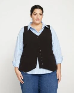 Elbe Popover Stretch Poplin Shirt Classic Fit - Blue/White Stripe -ChicLuxe Store Elbe Shirt Blue White Stripe US20017D 433 004 001 2048x