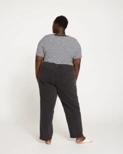 Etta High Rise Straight Leg Jeans 31 Inch - Washed Black -ChicLuxe Store Etta High Rise Straight Leg Jeans 31 Inch Washed Black USPA0825L 227 004 031 2048x