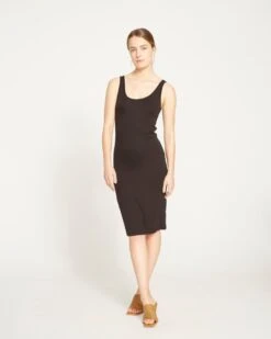 Foundation Tank Dress - Black -ChicLuxe Store Foundation Tank Dress Black USFD0457E 001 002 0121 2048x