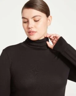 Foundation Turtleneck - Black