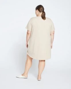 Halie T-Shirt Dress - Barley -ChicLuxe Store Halie T Shirt Dress Barley USDR0569 523 004 025 2048x