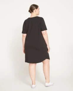 Halie T-Shirt Dress - Black -ChicLuxe Store Halie T Shirt Dress Black USDR0569 001 004 027 2048x