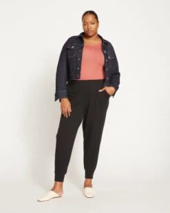 Hathaway Jersey Jogger - Black