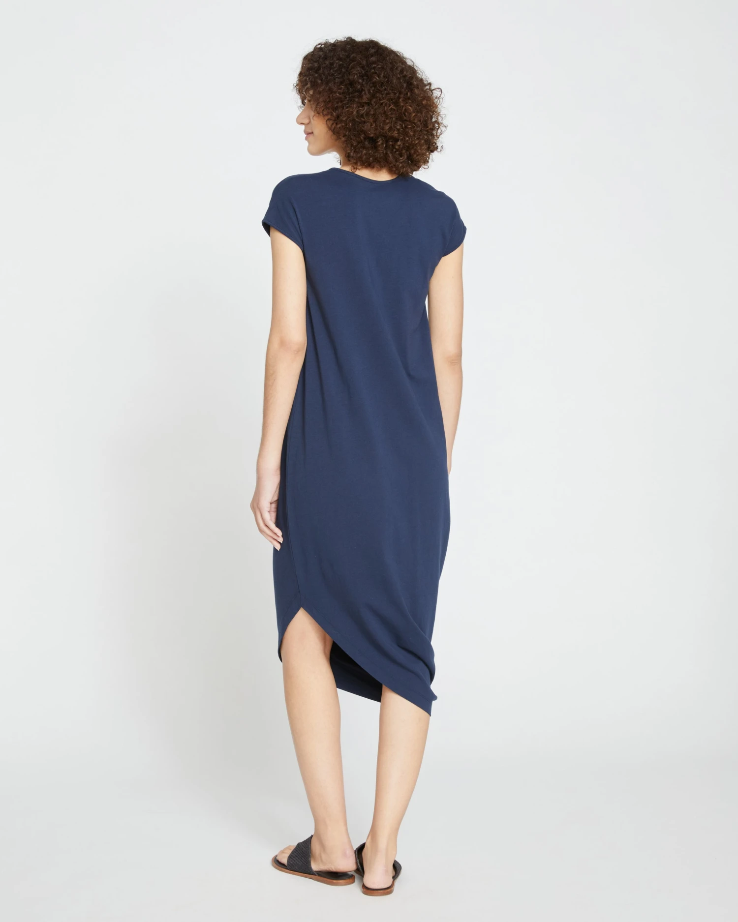 Iconic Geneva V-Neck Dress - Midnight - Image 4