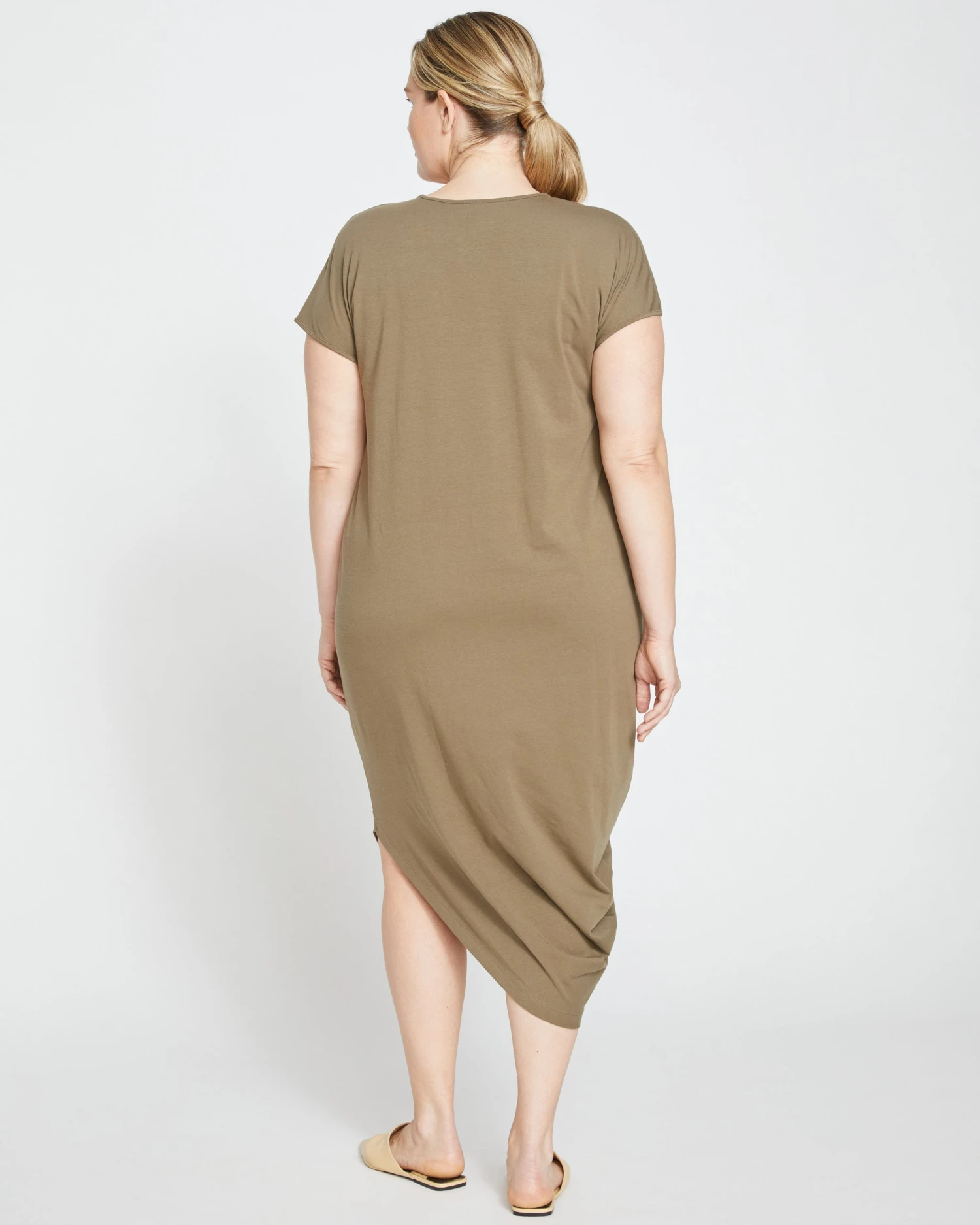 Iconic Geneva V-Neck Dress - Crocodile - Image 4
