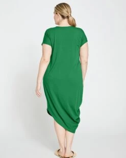 Iconic Geneva V-Neck Dress - Jardin -ChicLuxe Store Iconic Geneva V Neck Dress Crocodile USDR0374 425 004 025 2048x