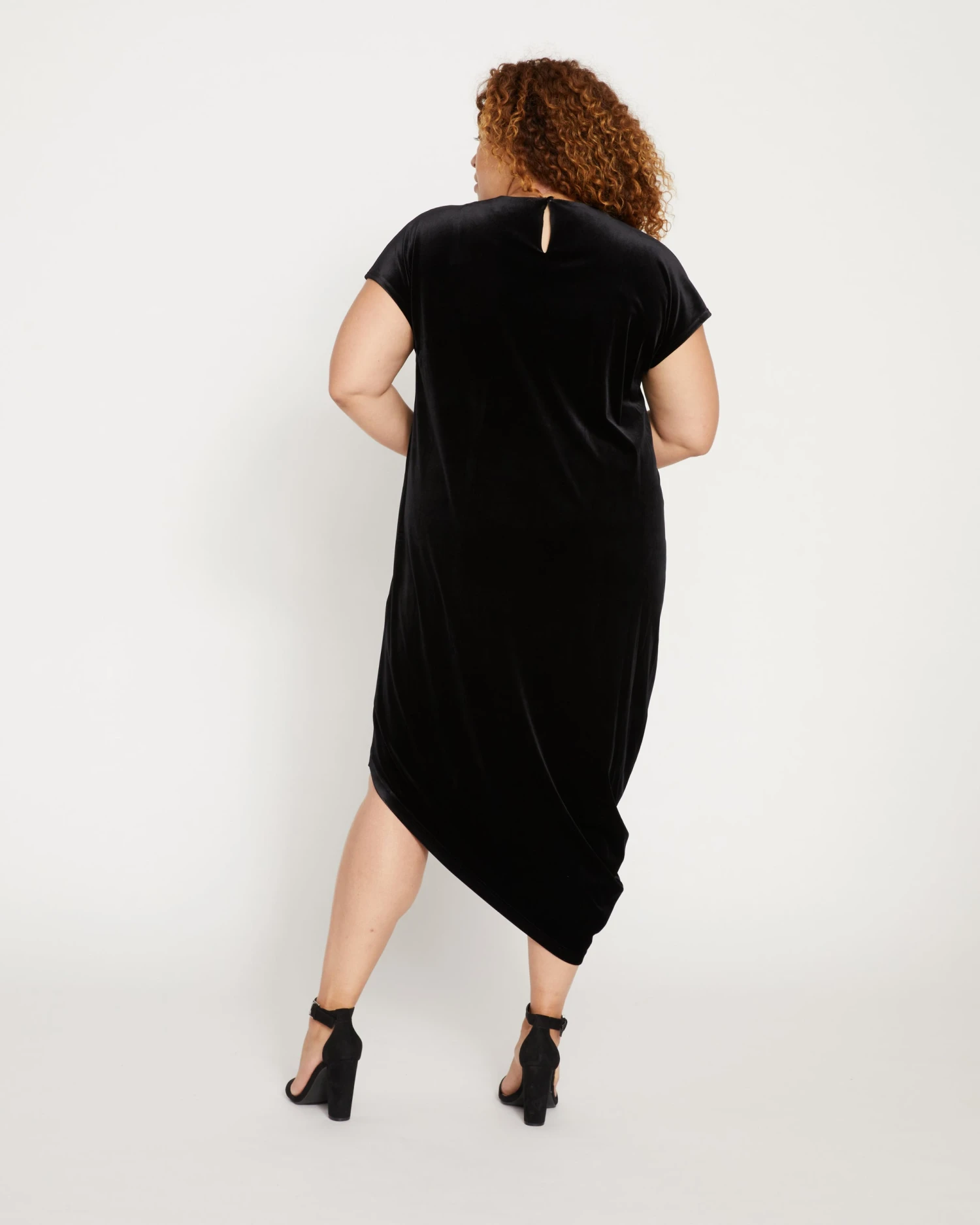 Iconic Geneva Dress - Black Velvet - Image 4