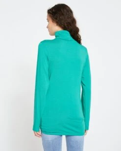 Close Fit Turtleneck - Green Lake -ChicLuxe Store JERSEYTURTLENECK Greenlake USTO0953B 473 004 034 2048x