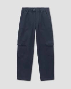 Karlee Stretch Cotton Twill Cargo Pants - Navy -ChicLuxe Store KARLEECARGOPANTCOUNTERFABRIC USPA0633B 029 Navy min 2048x