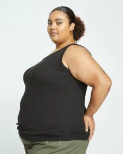 Loire Ribbed Tank - Black -ChicLuxe Store Loire Ribbed Tank Black US20011 001 003 042 2048x