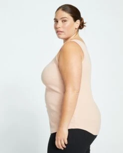 Loire Ribbed Tank - Mahogany Rose -ChicLuxe Store Loire Ribbed Tank Mahogany Rose US20011 387 003 016 2048x