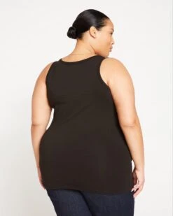 Square Neck Tank Top - Black -ChicLuxe Store MB SQUARE TANK TOP Black USTO1127 001 004 1426 2048x