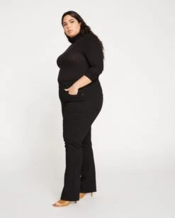 Marne Bootcut Jeans 32 Inch - Black -ChicLuxe Store Marne Bootcut Jeans 32 inch Black USPA0251 001 003 022 2048x