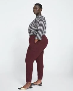 Minimalist Moro Pocket Signature Ponte Pants - Black Cherry -ChicLuxe Store Minimalist Moro Pocket Signature Ponte Pants Black Cherry USPA1249 190 003 020 2048x