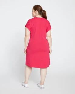 Misa Jersey Dress - Cerise -ChicLuxe Store Misa Jersey Dress Cerise USDR0235 520 004 024 2048x