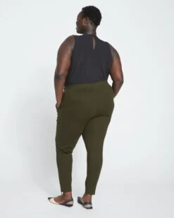 Moro Pocket Signature Ponte Pants - Evening Forest -ChicLuxe Store Moro Pocket Signature Ponte Pants Dark Forest USPA0044P 591 004 055 2048x