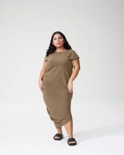 Iconic Petite Geneva Dress - Crocodile