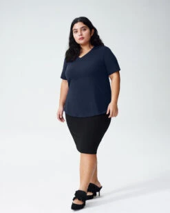 Petite V Rex - Navy