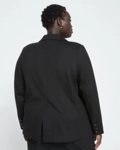 Beas Ponte Blazer - Black -ChicLuxe Store Ponte Beas Blazer Black USOU1465 001 004 022 2048x