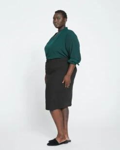 Danube Ponte Skirt - Black -ChicLuxe Store Ponte Danube Skirt Black USSK1498 001 003 038 2048x