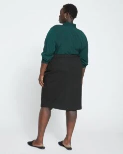 Danube Ponte Skirt - Black -ChicLuxe Store Ponte Danube Skirt Black USSK1498 001 004 043 2048x