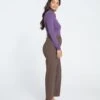 Etta Straight Ponte Pants - Earth