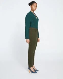 Seine Skinny Ponte Pants - Evening Forest -ChicLuxe Store Ponte Seine Jeans Dark Forest USPA1489 591 003 032 2048x