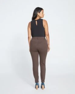 Seine Skinny Ponte Pants - Earth -ChicLuxe Store Ponte Seine Jeans Seal Brown USPA1489 585 004 029 2048x
