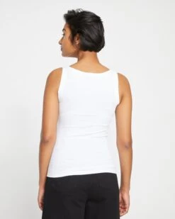 Roitfeld Ribbed Tank - White -ChicLuxe Store Ribbed Tank White 3XS USTO1325 025 004 020 2048x