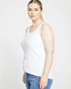 Roitfeld Ribbed Tank - White -ChicLuxe Store Ribbed Tank White S USTO1325 025 003 023 2048x