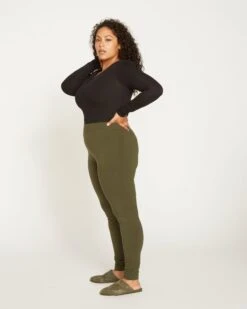 Roya Leggings 27 Inch - Olive -ChicLuxe Store Roya Leggings 27 Inch Forest Night USPA0081 371 003 117 2048x